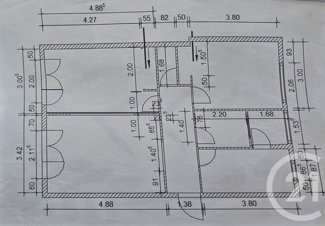Appartement T3 à vendre - 3 pièces - 63.26 m2 - SIX FOURS LES PLAGES - 83 - PROVENCE-ALPES-COTE-D-AZUR - Century 21 Agence Du Bord De Mer